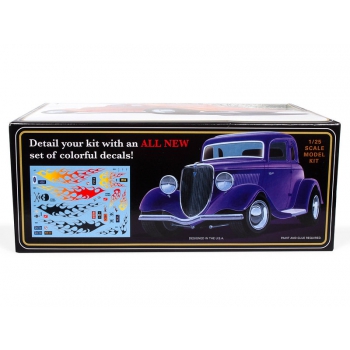 Plastikmodell – Auto 1:25 1934 Ford 5-Fenster-Coupé Street Rod Car – AMT1384